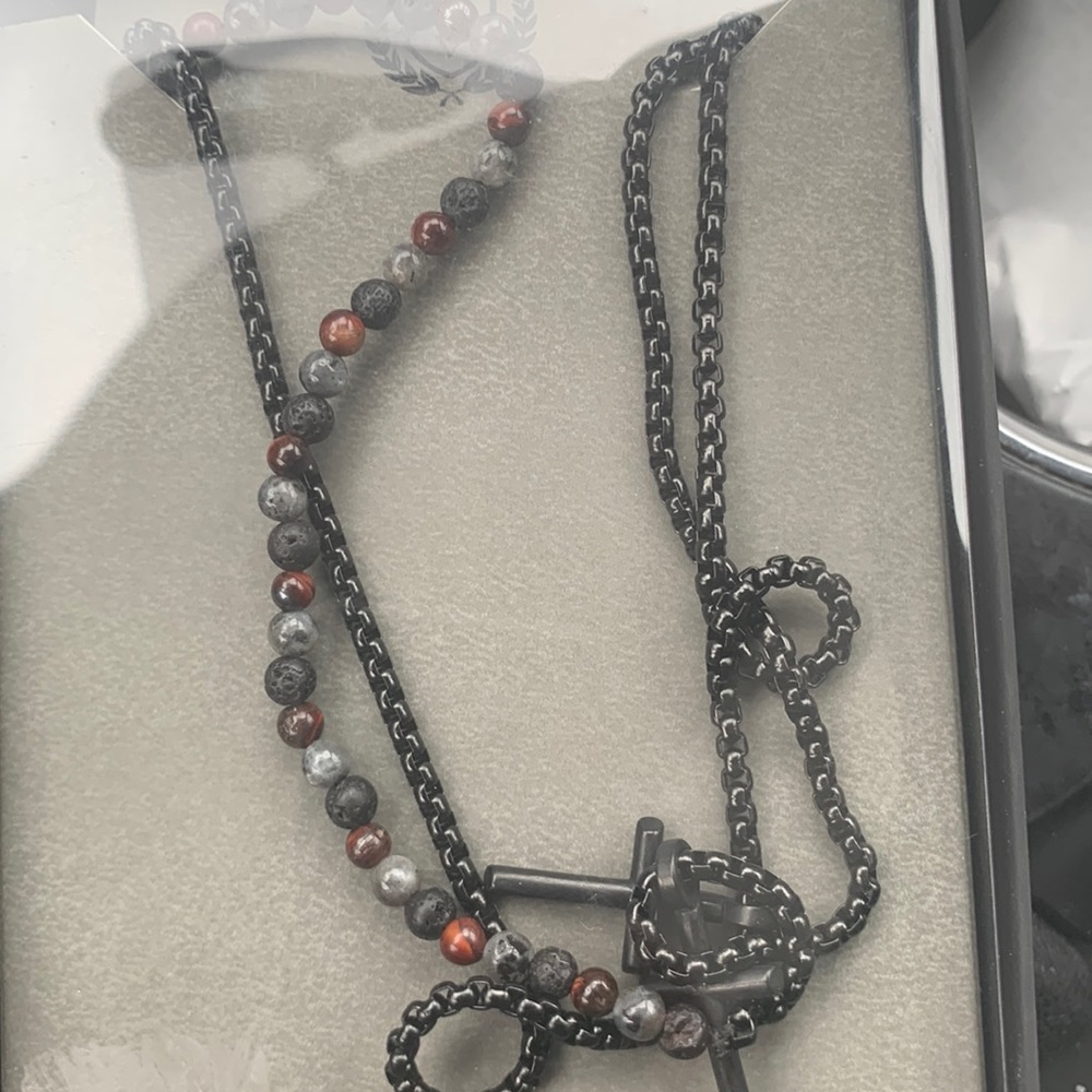 Men stainless steel necklace